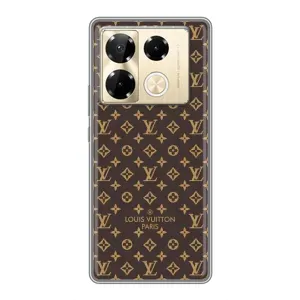 Чохол Стиль Louis Vuitton на Infinix Note 40 Pro (Фон Луі Віттон)