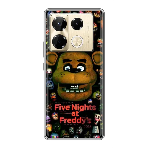 Чехол с рисунком «Freddy» для Infinix Note 40 Pro Чехол с рисунком «Freddy» для Infinix Note 40 Pro