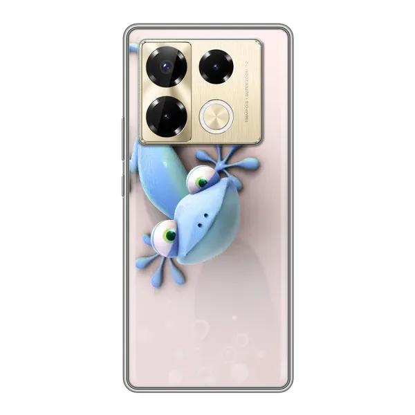 Чехол с рисунком «Геккон» для Infinix Note 40 Pro Чехол с рисунком «Геккон» для Infinix Note 40 Pro