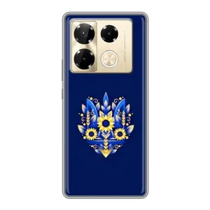 Чехол с картинкой (Патриотический ГЕРБ) на Infinix Note 40 Pro (герб)