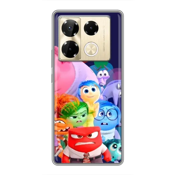 Чехол с рисунком «Герои головоломки» для Infinix Note 40 Pro Чехол с рисунком «Герои головоломки» для Infinix Note 40 Pro