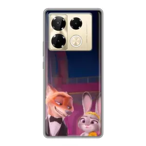 Силиконовый чехол с принтом Зоотрополіс для Infinix Note 40 Pro (Главные герои)