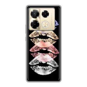 Чехол Стильные девушки на Infinix Note 40 Pro (Губы)