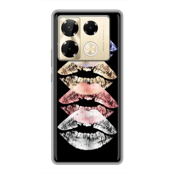 Чехол с рисунком «Губы» для Infinix Note 40 Pro Чехол с рисунком «Губы» для Infinix Note 40 Pro