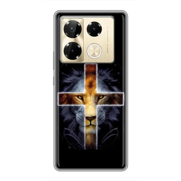 Чехол с рисунком «Иисус Лев» для Infinix Note 40 Pro Чехол с рисунком «Иисус Лев» для Infinix Note 40 Pro