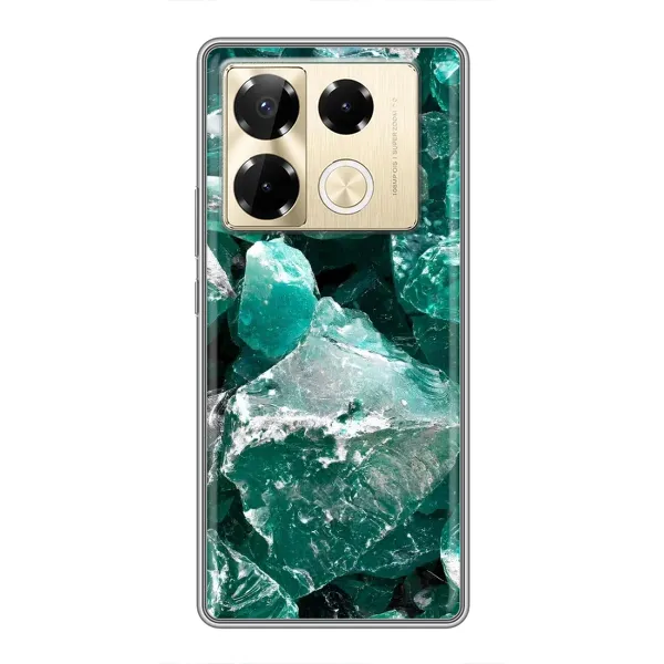 Чехол с рисунком «Изумруд» для Infinix Note 40 Pro Чехол с рисунком «Изумруд» для Infinix Note 40 Pro