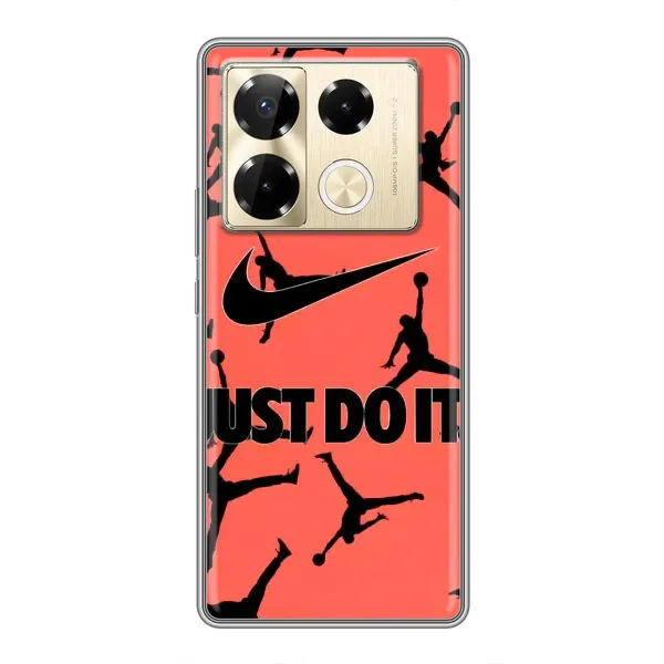 Чехол с рисунком «Just Do It» для Infinix Note 40 Pro Чехол с рисунком «Just Do It» для Infinix Note 40 Pro