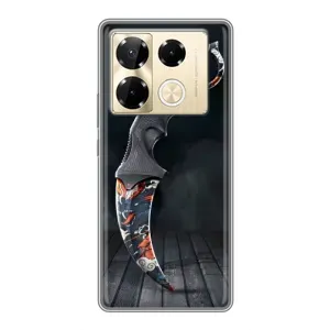 Чехол КИБЕРСПОРТ для Infinix Note 40 Pro (Кинжал КС ГО)