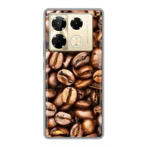 Чохол з зображенням смачної їжі для Infinix Note 40 Pro (Кава)