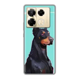 Чехол ДОБЕРМАН для Infinix Note 40 Pro (Король доберман)