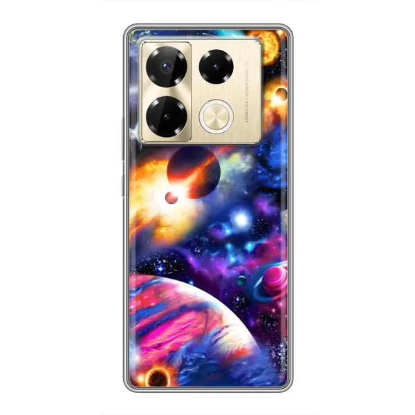 Чехол с рисунком «Космический мир» для Infinix Note 40 Pro Чехол с рисунком «Космический мир» для Infinix Note 40 Pro