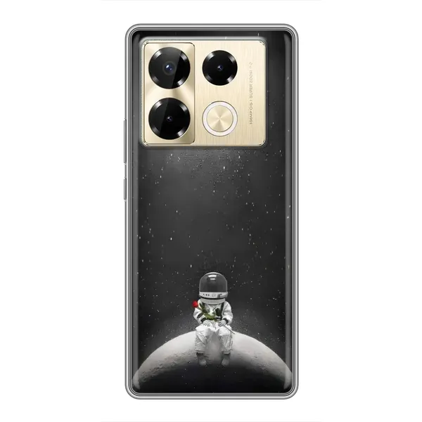 Чехол с рисунком «Космонавт романтик» для Infinix Note 40 Pro Чехол с рисунком «Космонавт романтик» для Infinix Note 40 Pro