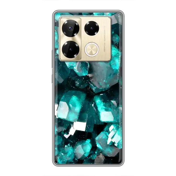 Чехол с рисунком «Кристалы» для Infinix Note 40 Pro Чехол с рисунком «Кристалы» для Infinix Note 40 Pro
