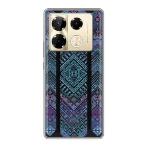 Силиконовый Чехол на Infinix Note 40 Pro (Крутой орнамент)