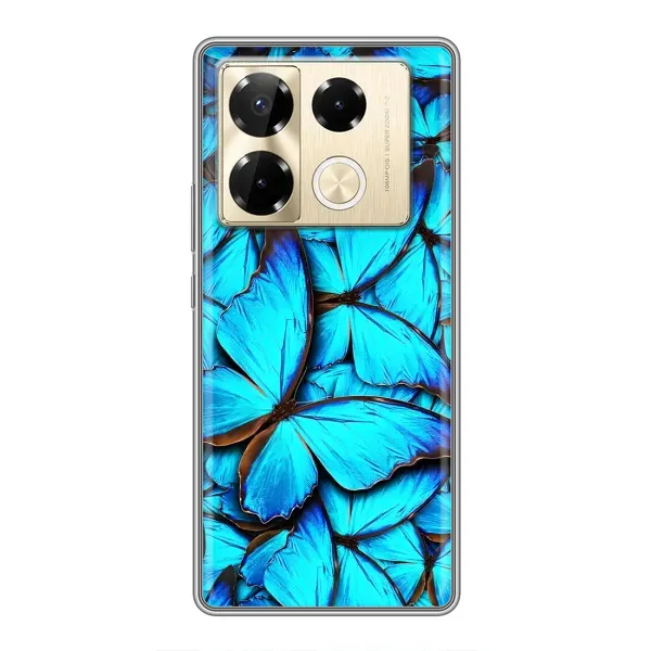 Чехол с рисунком «Крылья бабочек» для Infinix Note 40 Pro Чехол с рисунком «Крылья бабочек» для Infinix Note 40 Pro