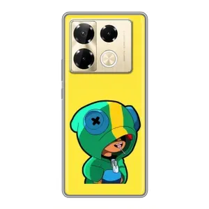 Чохол Бравл Старс для Infinix Note 40 Pro (Леон (LEON))