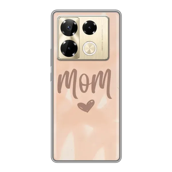 Чехол с рисунком «Love mom» для Infinix Note 40 Pro Чехол с рисунком «Love mom» для Infinix Note 40 Pro