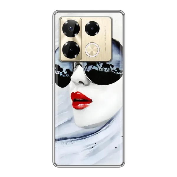 Чехол с рисунком «Любительница коней» для Infinix Note 40 Pro Чехол с рисунком «Любительница коней» для Infinix Note 40 Pro