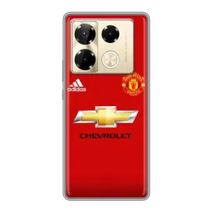 Силиконовые Чехлы принт Футбол на Infinix Note 40 Pro (Man United)