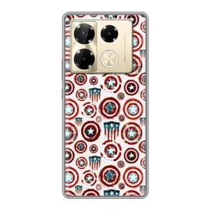 Фото - Чехол с Щитом Капитана Америки на Infinix Note 40 Pro