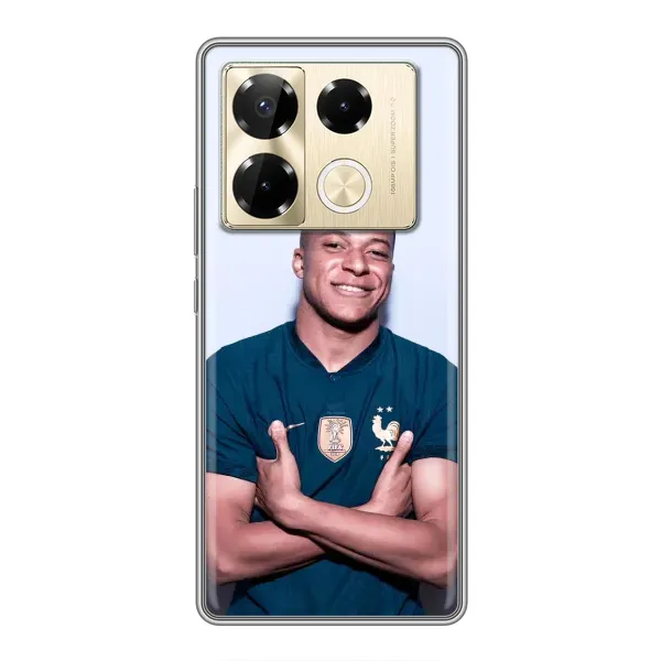 Чехол с рисунком «Мбаппешичка» для Infinix Note 40 Pro Чехол с рисунком «Мбаппешичка» для Infinix Note 40 Pro