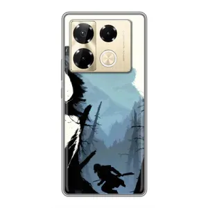 Фото - Силиконовый бампер с картинкой животных для Infinix Note 40 Pro