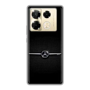 Силіконовий бампер з картинкою машини на Infinix Note 40 Pro (Mercedes)