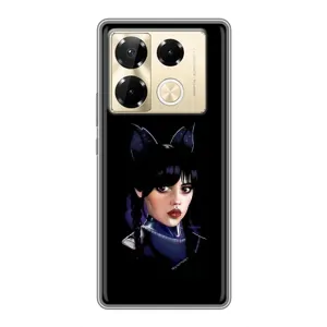 Чехлы с принтом Уэнсдей на Infinix Note 40 Pro (Милая Уэнсдей)