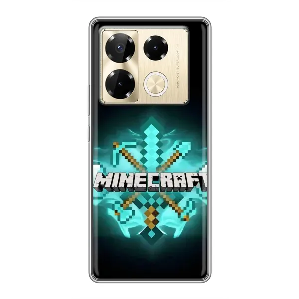 Чехол с рисунком «MineCraft 2» для Infinix Note 40 Pro Чехол с рисунком «MineCraft 2» для Infinix Note 40 Pro
