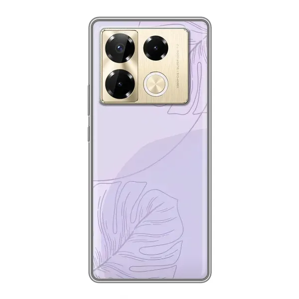Чехол с рисунком «Монстера фиолетовая» для Infinix Note 40 Pro Чехол с рисунком «Монстера фиолетовая» для Infinix Note 40 Pro