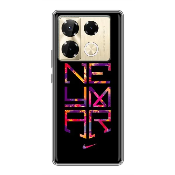 Чехол с рисунком «N E Y M A R» для Infinix Note 40 Pro Чехол с рисунком «N E Y M A R» для Infinix Note 40 Pro