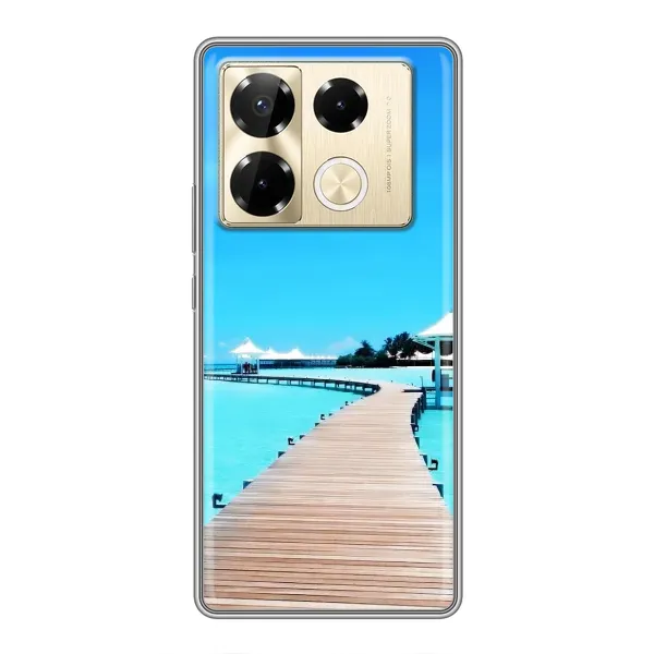 Чехол с рисунком «Набережная» для Infinix Note 40 Pro