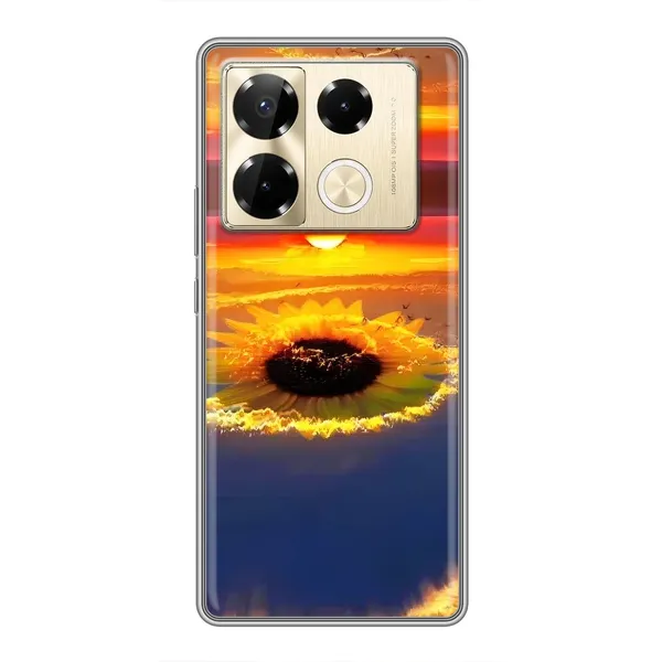 Чехол с рисунком «Небо подсолнух» для Infinix Note 40 Pro Чехол с рисунком «Небо подсолнух» для Infinix Note 40 Pro