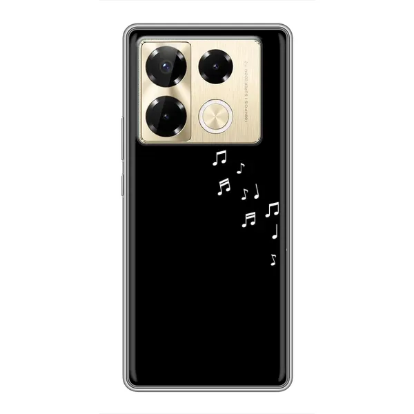Чехол с рисунком «Ноты» для Infinix Note 40 Pro Чехол с рисунком «Ноты» для Infinix Note 40 Pro