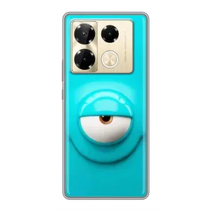 Силиконовые Чехлы (смешные стикеры) для Infinix Note 40 Pro (Одноглазик)