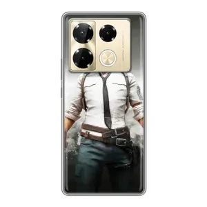 Чохол з картинкою "Герой Pubg" на Infinix Note 40 Pro (Пабг)