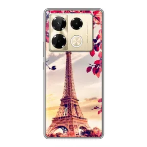 Чехол с Эйфелевой башней на Infinix Note 40 Pro (Paris photo)