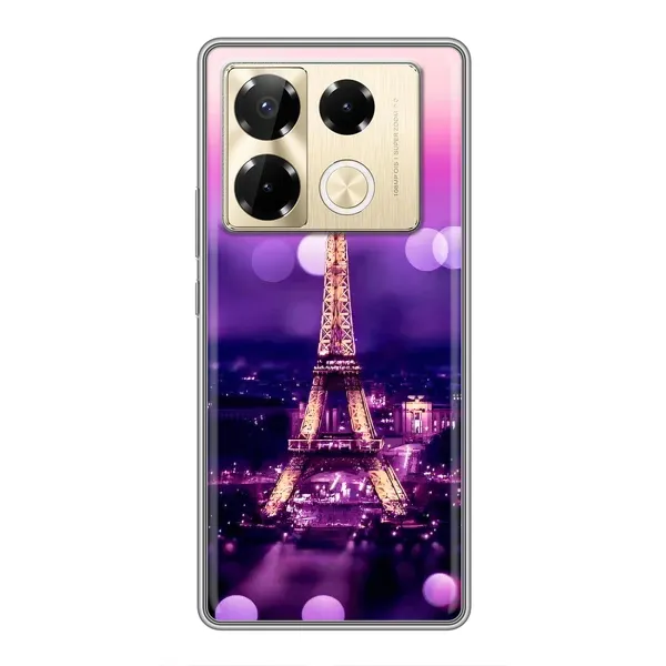 Чехол с рисунком «Париж башня» для Infinix Note 40 Pro Чехол с рисунком «Париж башня» для Infinix Note 40 Pro