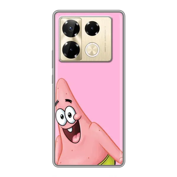 Чехол с рисунком «Патрик» для Infinix Note 40 Pro Чехол с рисунком «Патрик» для Infinix Note 40 Pro