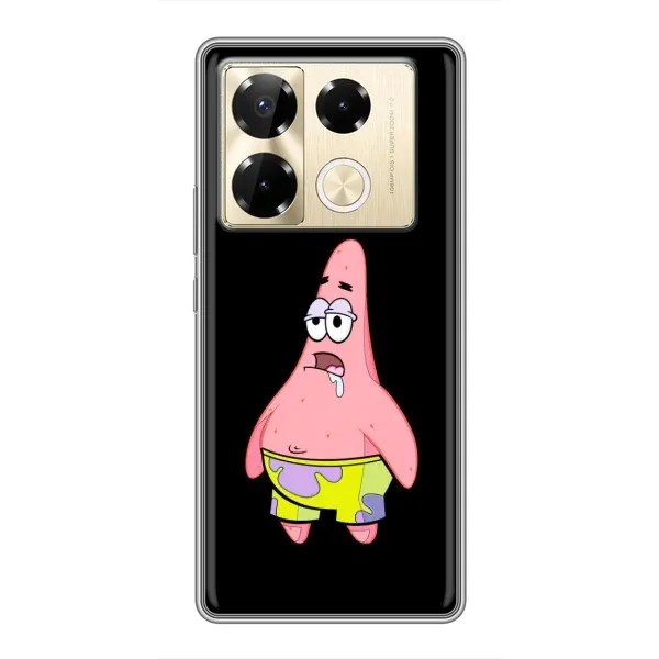 Чехол с рисунком «Патрик завис» для Infinix Note 40 Pro Чехол с рисунком «Патрик завис» для Infinix Note 40 Pro