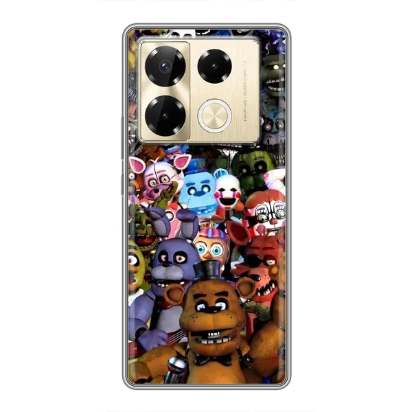 Чехол с рисунком «Персонажи Фредди» для Infinix Note 40 Pro Чехол с рисунком «Персонажи Фредди» для Infinix Note 40 Pro