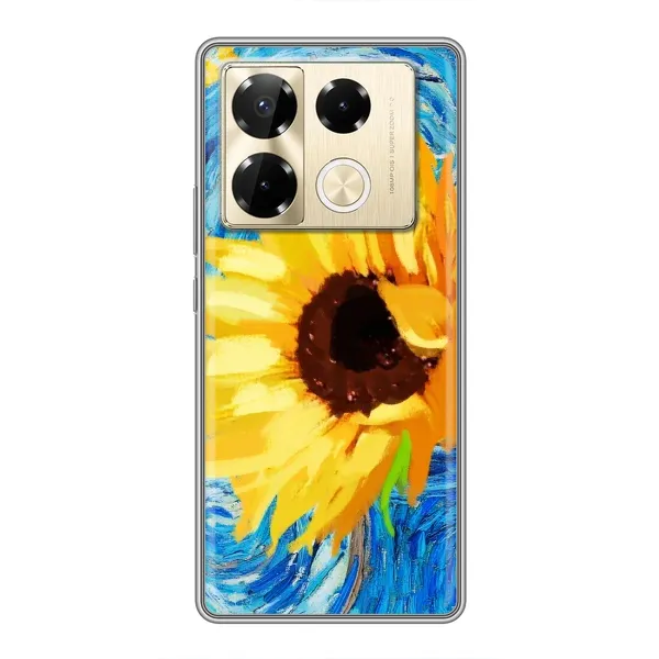 Чехол с рисунком «Подсолнух цветок» для Infinix Note 40 Pro Чехол с рисунком «Подсолнух цветок» для Infinix Note 40 Pro