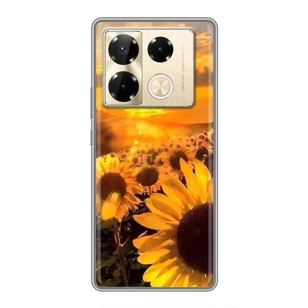 Чехол с рисунком «поле подсолнухов» для Infinix Note 40 Pro Чехол с рисунком «поле подсолнухов» для Infinix Note 40 Pro