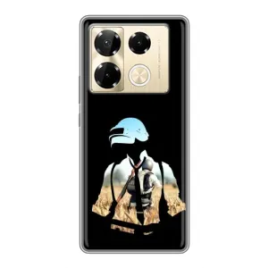 Чохол з картинкою "Герой Pubg" на Infinix Note 40 Pro (Пубг мен)