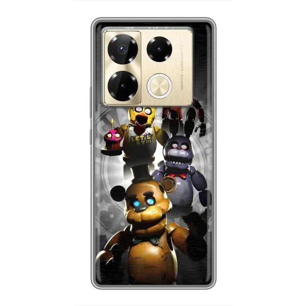 Чехол с рисунком «Пять ночей» для Infinix Note 40 Pro Чехол с рисунком «Пять ночей» для Infinix Note 40 Pro