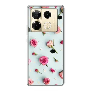 Чохли з принтом Троянд для Infinix Note 40 Pro (Різні квіти)