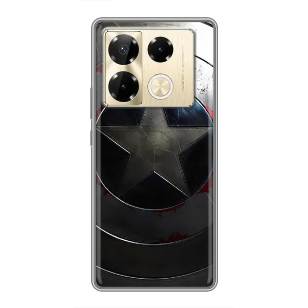 Чехол с рисунком «Ретро Щит Капитана» для Infinix Note 40 Pro Чехол с рисунком «Ретро Щит Капитана» для Infinix Note 40 Pro