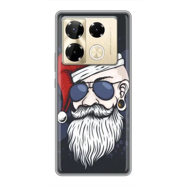 Чехол с рисунком «Рождественский МЕН» для Infinix Note 40 Pro Чехол с рисунком «Рождественский МЕН» для Infinix Note 40 Pro
