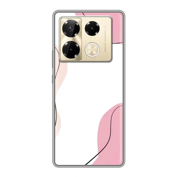 Чехол с рисунком «Розовый фон» для Infinix Note 40 Pro Чехол с рисунком «Розовый фон» для Infinix Note 40 Pro