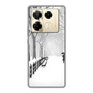 Чехол с рисунком «Снегом замело» для Infinix Note 40 Pro